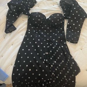 Lovers and friends off the shoulder mini dress